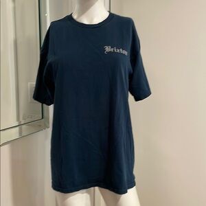 Vintage Brixton Navy Blue Tee SzMedium